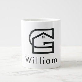 Caneca De Café Grande Carta de Imóveis Corporativos Casa G