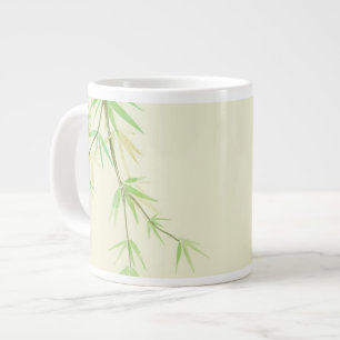 Caneca De Café Grande Cartão-d'água pintado com estilização selvagem