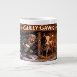 Caneca De Café Grande Cartão postal do Gully Gawk islandês Yule Lad