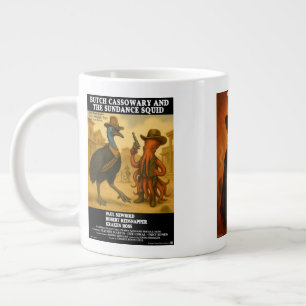 Caneca De Café Grande Cartaz de Filme Western Paródia