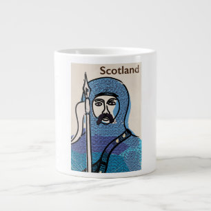 Caneca De Café Grande Cartaz de viagem Robert the Bruce Escócia
