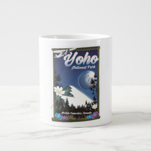 Caneca De Café Grande cartaz de viagem vintage de key west florida