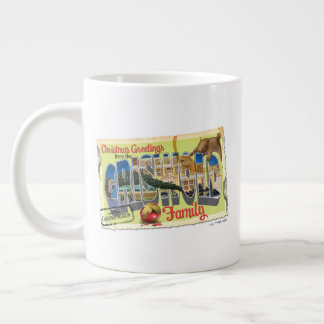 Caneca De Café Grande cartões de natal da família Griswold