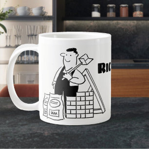 Caneca De Café Grande Cartografia do Construtor de Casa Geral