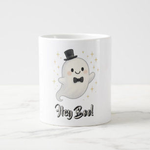 Caneca De Café Grande Cartografia Suave Ei Boo fantasma Halloween