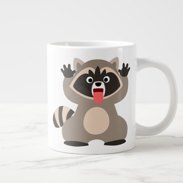 Caneca De Café Grande Cartoon de Cartoon Cheeky (Direita)