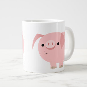 Caneca De Café Grande Cartoon Gato Jumbo