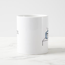 Caneca De Café Grande Cartoon Ortopedista Engraçado Notícias Breaking