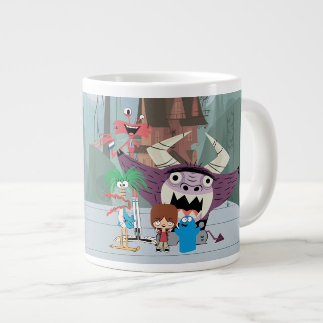 Caneca De Café Grande Casa de Foster para Amigos Imaginários | Bem-vindo (Frente Esquerda)