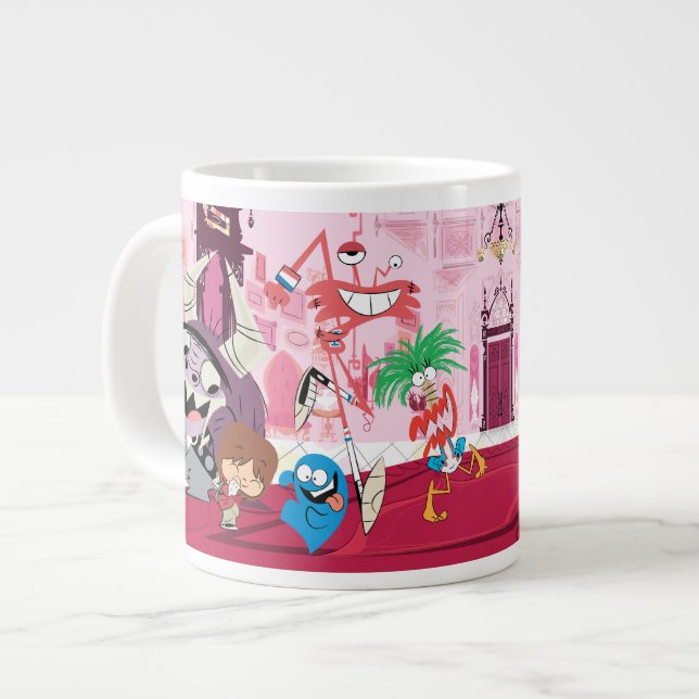 Caneca De Café Grande Casa de Foster para Amigos Imaginários | Dança (Frente Esquerda)
