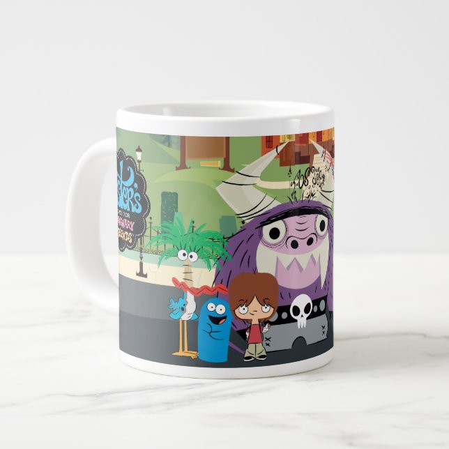 Caneca De Café Grande Casa de Foster para Amigos Imaginários | Desligame (Frente Esquerda)