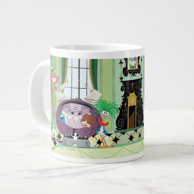 Caneca De Café Grande Casa de Foster para Amigos Imaginários | Grupo Hug (Frente Esquerda)