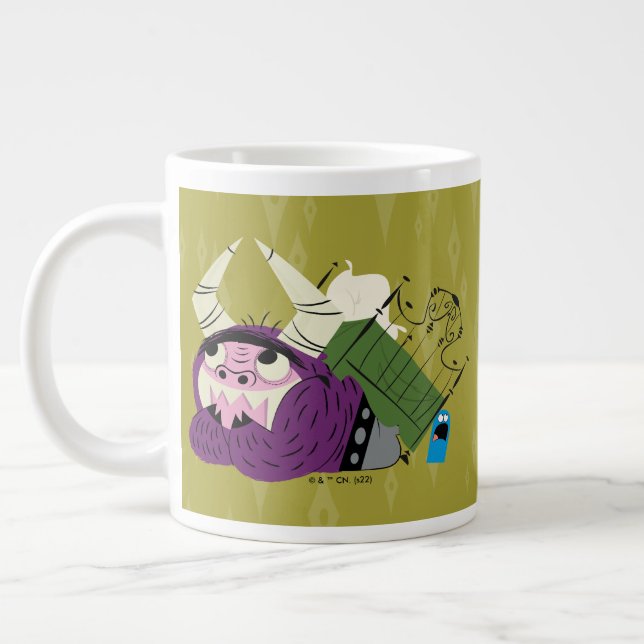 Caneca De Café Grande Casa de Foster para Amigos Imaginários | Sob Cama (Esquerda)