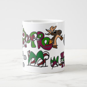 Caneca De Café Grande Casa de pão-de-gengibre