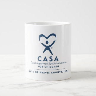 Caneca De Café Grande CASA de Travis County Coffee Mug