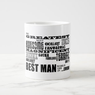 Caneca De Café Grande Casamento Obrigado Homens De Melhor: Melhor Homem