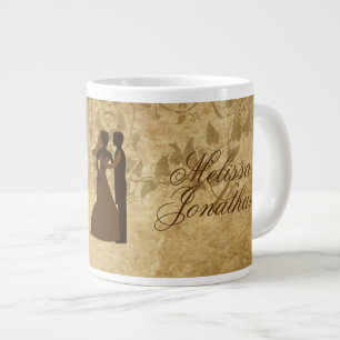 Caneca De Café Grande Casamento vintage Noiva de uma vez