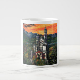 Caneca De Café Grande Castelo Schloss Neuschwanstein