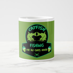 Caneca De Café Grande Cat Fisheries Au Gres