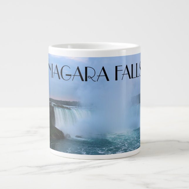 Caneca De Café Grande Cataratas Niágara (Frente)
