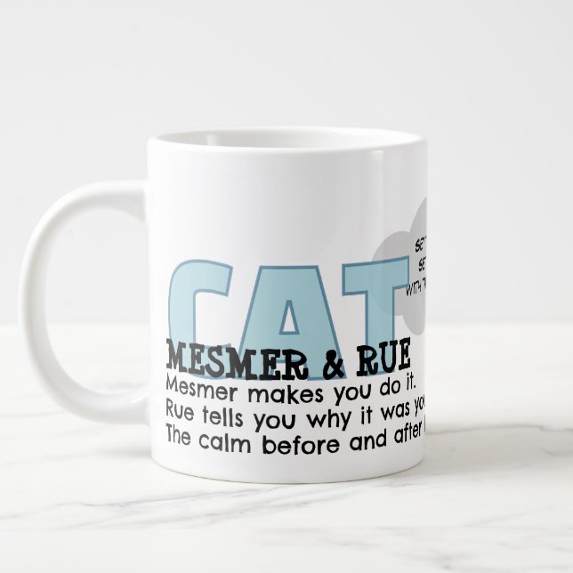 Caneca De Café Grande CatMesmer & CatRue | Calm & After Specialty Mug (Esquerda)