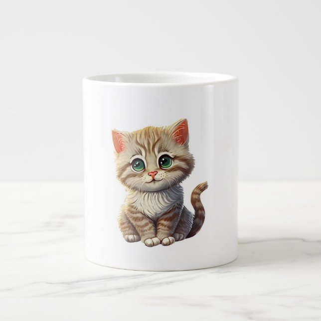 Caneca De Café Grande Catty Mug  (Frente)
