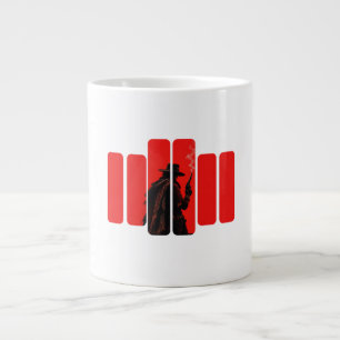 Caneca De Café Grande Caubói Tático Pistoleiro Oeste Selvagem Ocidental