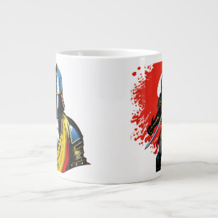 Caneca De Café Grande Cavaleiro Vibrante