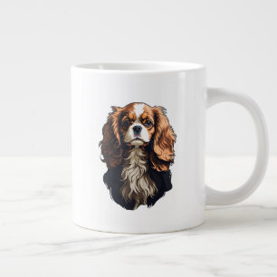 Caneca De Café Grande Cavalier King Charles Spaniel cão