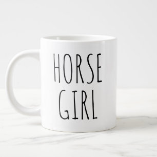 Caneca De Café Grande "Cavalo Louco" Simples Fábrica Moderna