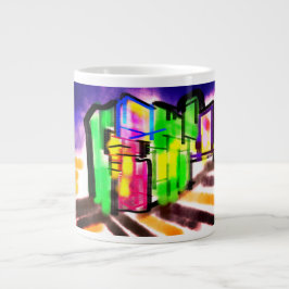 Caneca De Café Grande Cavalo-marinho amor 