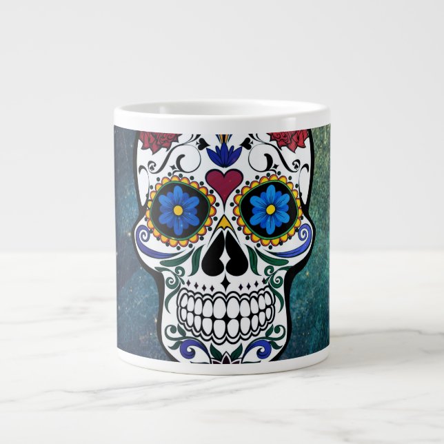Caneca De Café Grande Caveira (Frente)