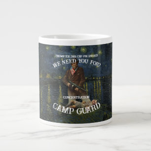 Caneca De Café Grande CBP DHS FBI Trump Norovírus Buffet Dieta Peso Perd