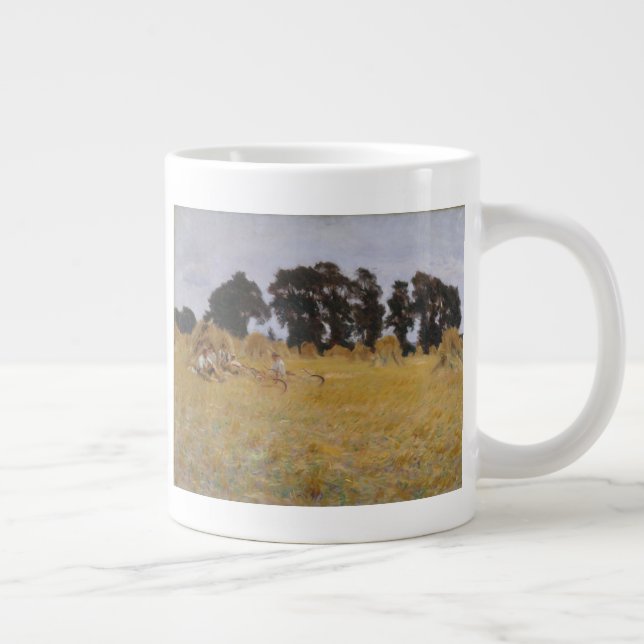 Caneca De Café Grande Ceifadores em um Campo de Trigo (Direita)