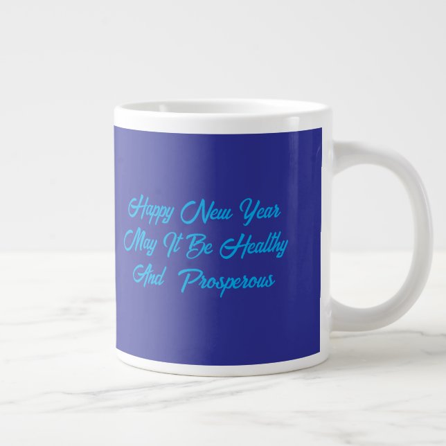 Caneca De Café Grande Celebração de Ano Novo (Direita)
