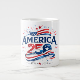 Caneca De Café Grande Celebração dos 250 anos da América 1776–2026