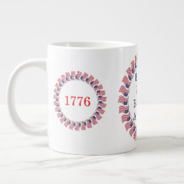 Caneca De Café Grande Celebrate America 250 #21