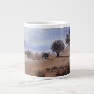 Caneca De Café Grande cenário de outono: imagem original