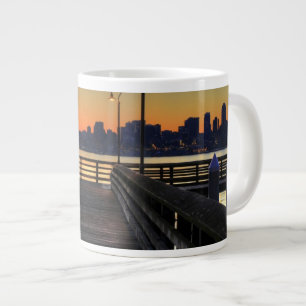 Caneca De Café Grande Centro de Washington Skyline