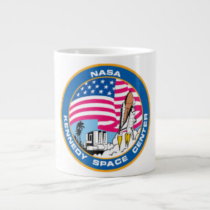 Caneca De Café Grande Centro Espacial Kennedy da NASA