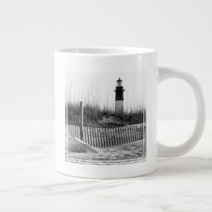 Caneca De Café Grande Cercas de Praia e Farol