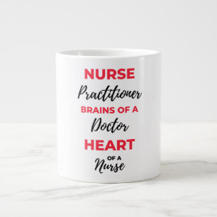 Caneca De Café Grande Cérebros De Médico Coração 2