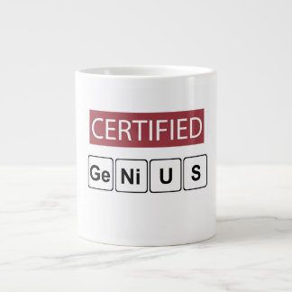 Caneca De Café Grande Certified Genius
