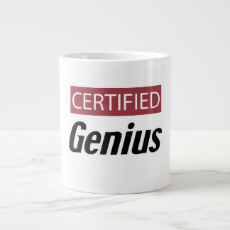 Caneca De Café Grande Certified Genius