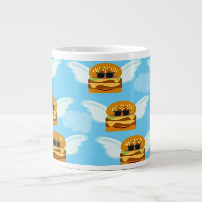 Caneca De Café Grande Céu Cheeseburger (Frente)