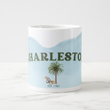 Charleston, Carolina do Sul, Vintage Coffee Mug