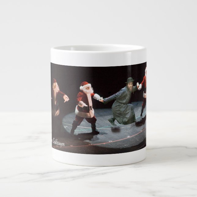 Caneca De Café Grande Chassid & Santas Giant Coffee Mug (Frente)
