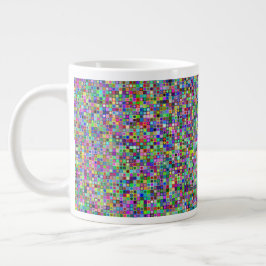 Caneca De Café Grande Checkerboard 20oz Mug