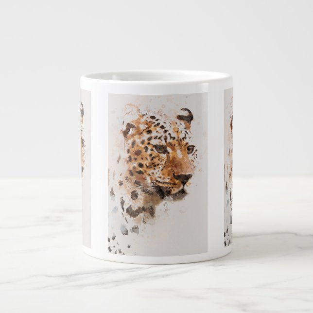 CANECA DE CAFÉ GRANDE CHEETAH FACE MUG (Frente)