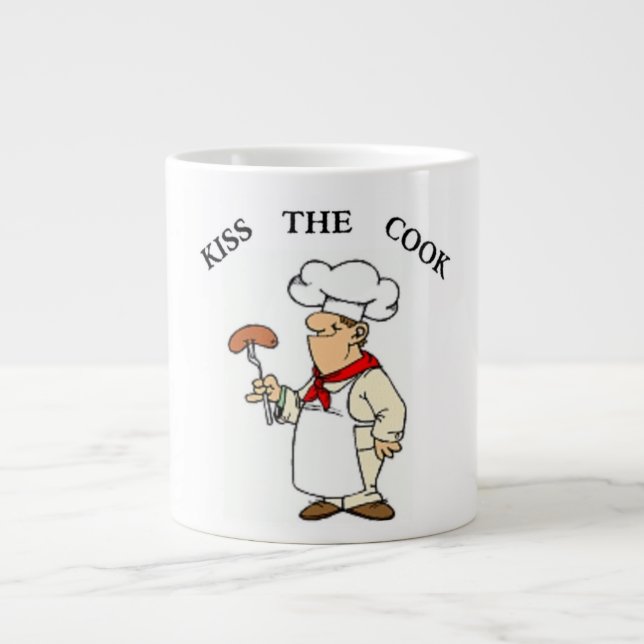 CANECA DE CAFÉ GRANDE CHEF "KIST THE COOK" (Frente)